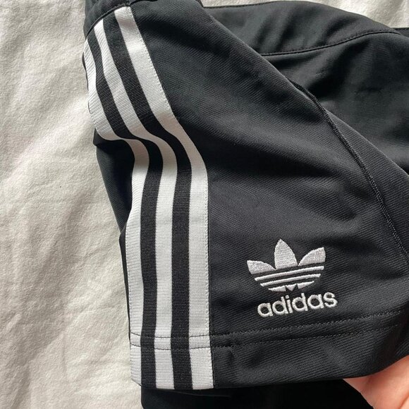 Adidas Black Mini Skirt with White Stripes - Picture 7 of 7